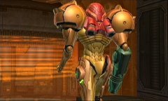 Samus looking for her dog Spot on the space ship...Here spot...where did you go!?!